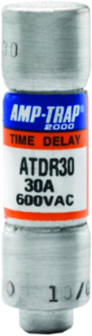 Mersen ATDR30 600V 30A Time Delay Fuse, 10-Pack – Dual-Element Protection for Motors & Transformers