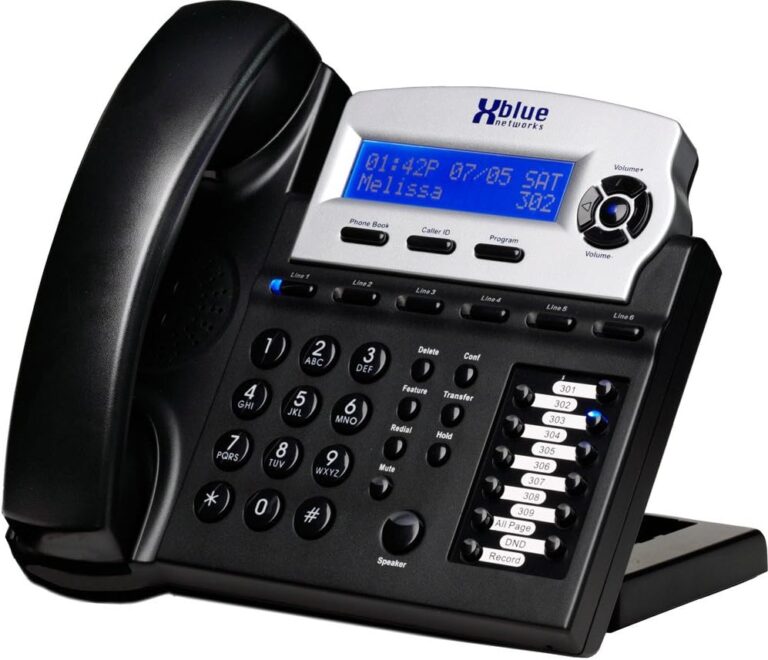 XBLUE Add-on Phone for X16 Office System | XB1670-00 Charcoal | Expand Your Business Communications