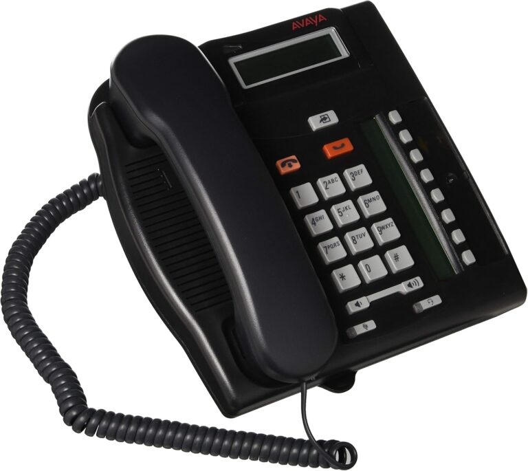Avaya T7208 IP Phone Charcoal | RoHS Compliant Desk Phone for Business (NT8B26AAMAE6)