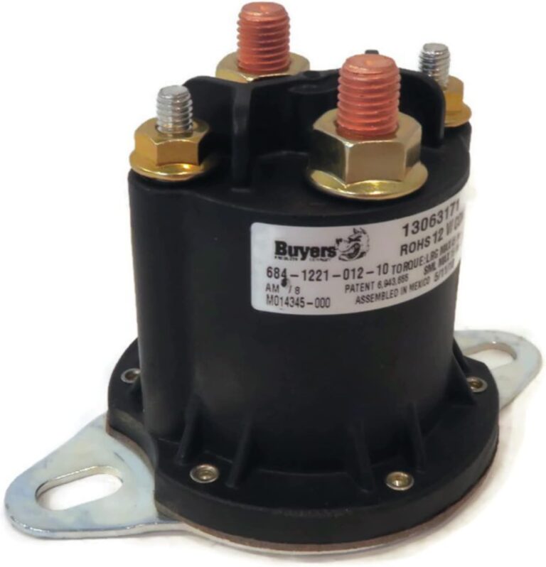 Western HD Round 4 Post Solenoid 56131-2 | Heavy-Duty Starter Relay for Trucks & Equipment