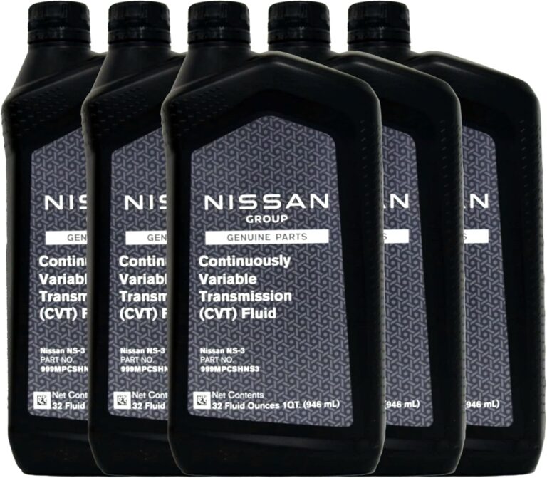 Nissan Genuine OEM CVT-3 Transmission Fluid 999MP-NS300P (5 Quarts) – Factory-Spec Fluid