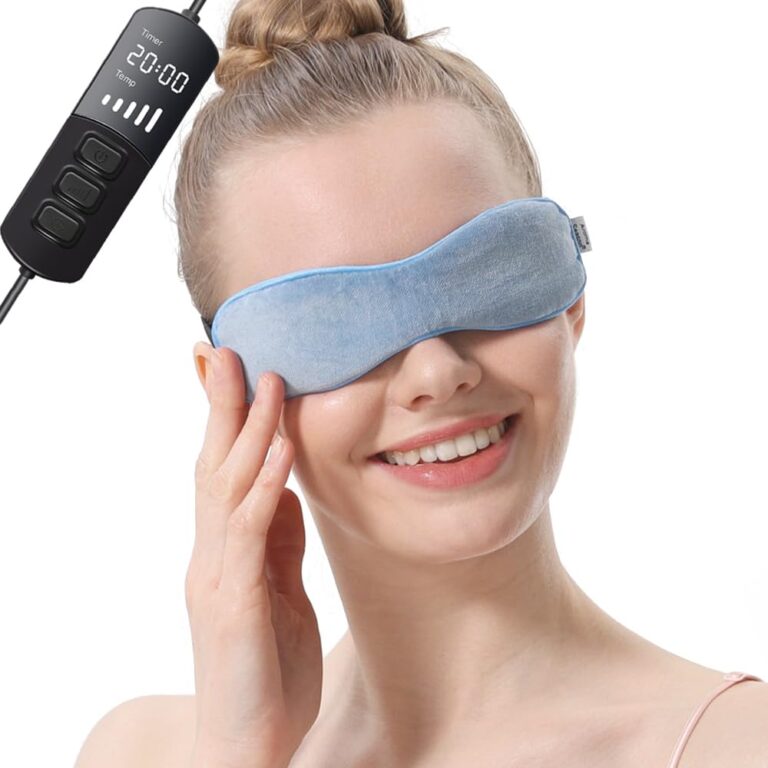 Aroma Season Heated Eye Mask for Dry Eyes – Flaxseed Warm Compress for MGD, Blepharitis & Stye Relief