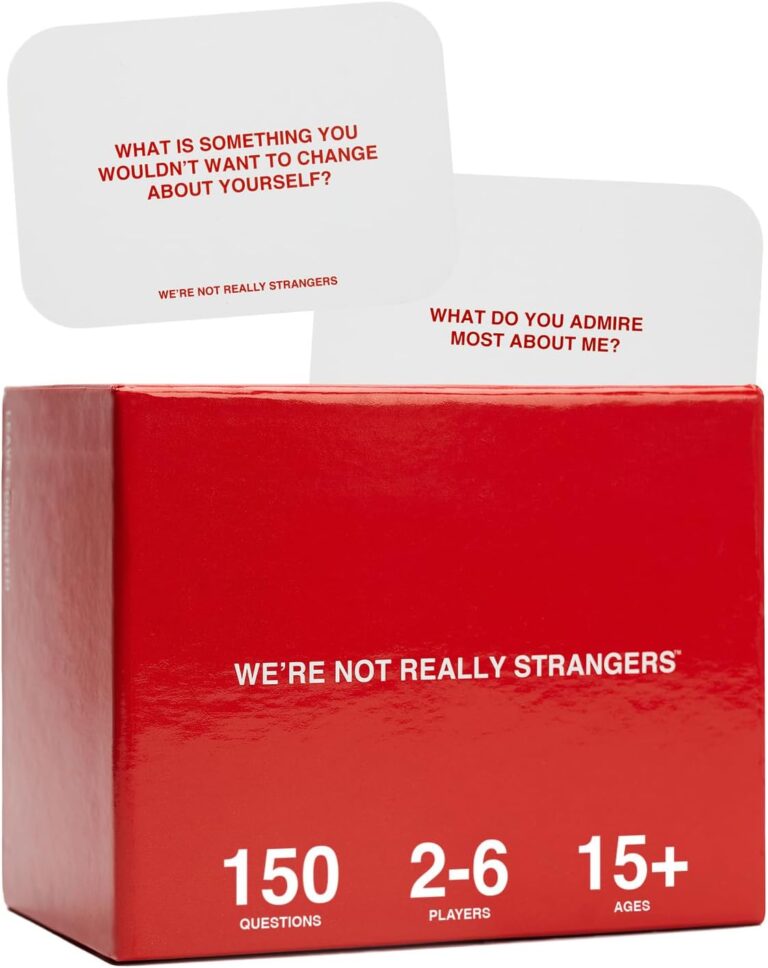 WE’RE NOT REALLY STRANGERS Card Game – 150 Conversation Cards for Couples, Friends & Parties | Icebreaker Game