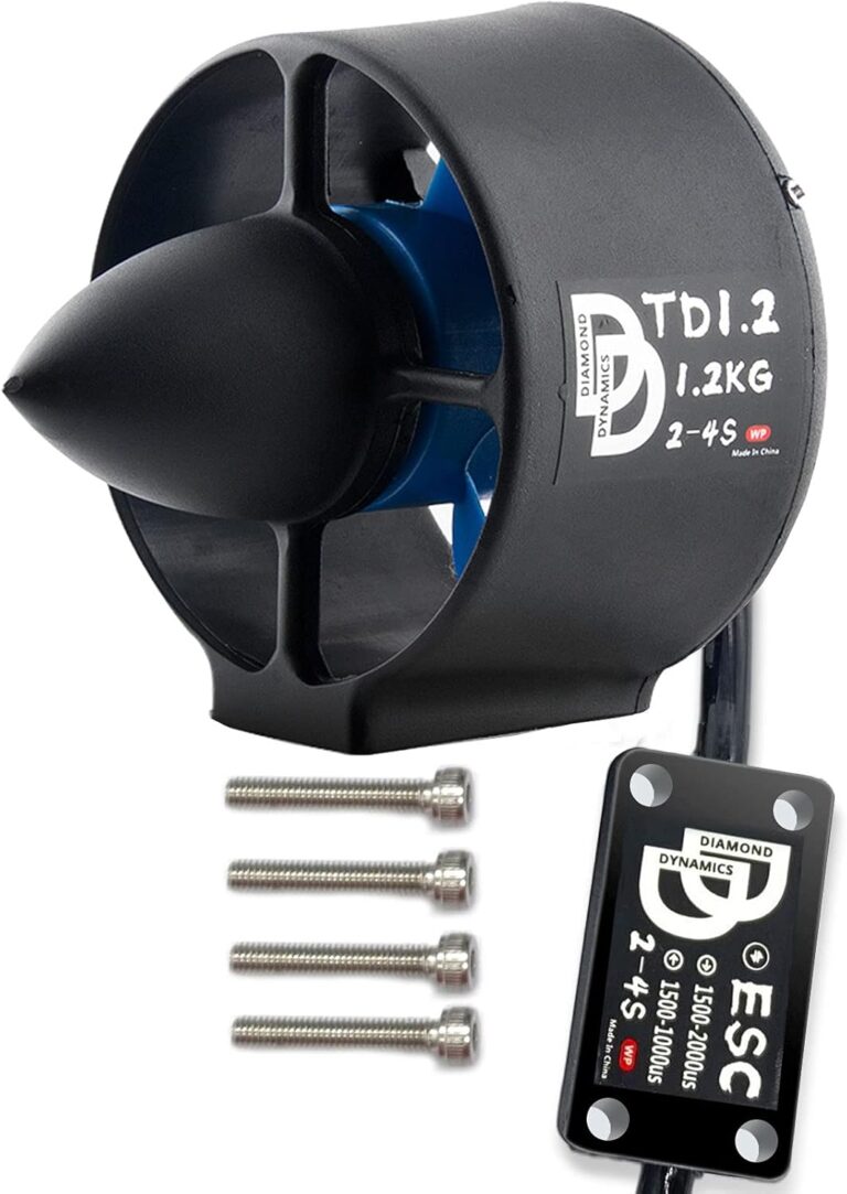 DIAMONDFYNAMICS Underwater Thruster 1.2kg Thrust 12V Brushless Motor – Waterproof ESC for ROV, RC Boat & Diving