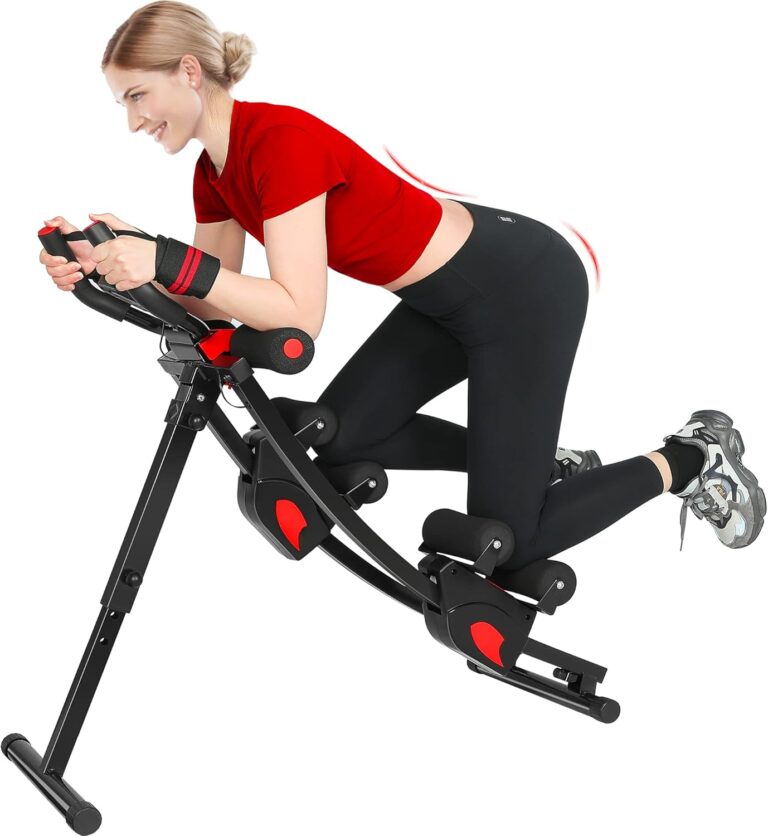 GIKPAL Ab Machine: Adjustable Home Gym Trainer for Core & Ab Crunch Exercises | Beginner Friendly