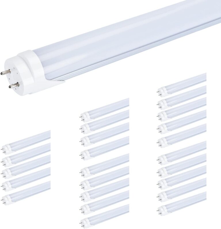 T8 LED Tube 4 ft, 3000K Warm White, 22W Ballast Bypass (Type B) – 25 Pack | 2400 Lumens Fluorescent Replacement