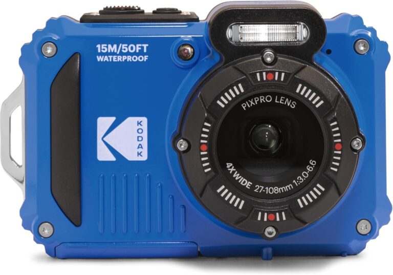 Kodak PIXPRO WPZ2 Rugged Waterproof Camera: 16MP, WiFi, 4X Zoom for Adventure & Vlogging
