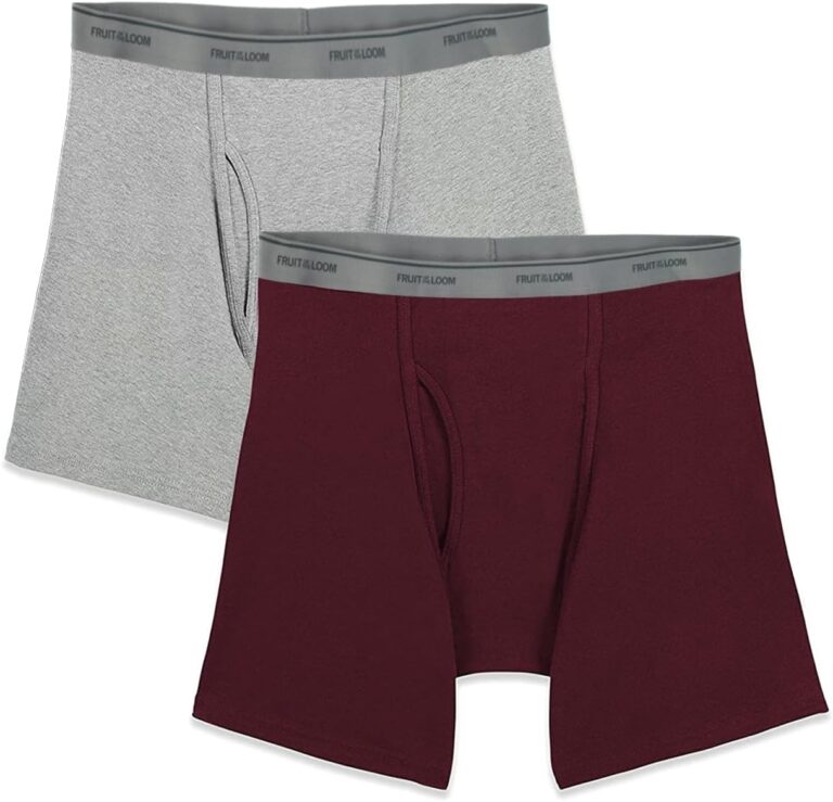 Fruit of the Loom Men’s Big & Tall Tag-Free Underwear 2-Pack, 2XL – Comfortable Assorted Colors