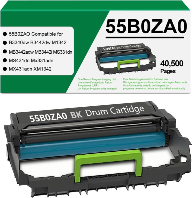 55B0ZA0 Imaging Drum Unit Compatible for Lexmark MS331, M1342, B3340dw, B3442dw, MB3442, MS431, MX331, MX431, XM1342 Printers