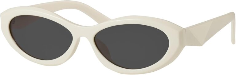 Mosanana Oval Cat Eye Sunglasses for Women | Retro Y2K Style MS52372 | UV Protection Fashion Shades