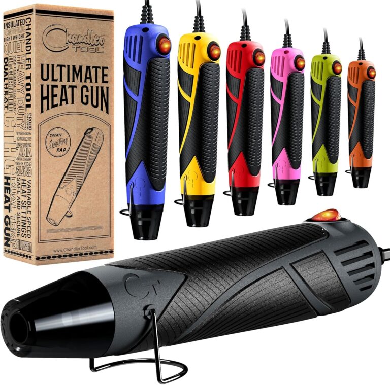 Mini Dual Temp Heat Gun for Crafting: Perfect for Epoxy Resin, Shrink Wrap, Vinyl, Electronics & DIY Projects