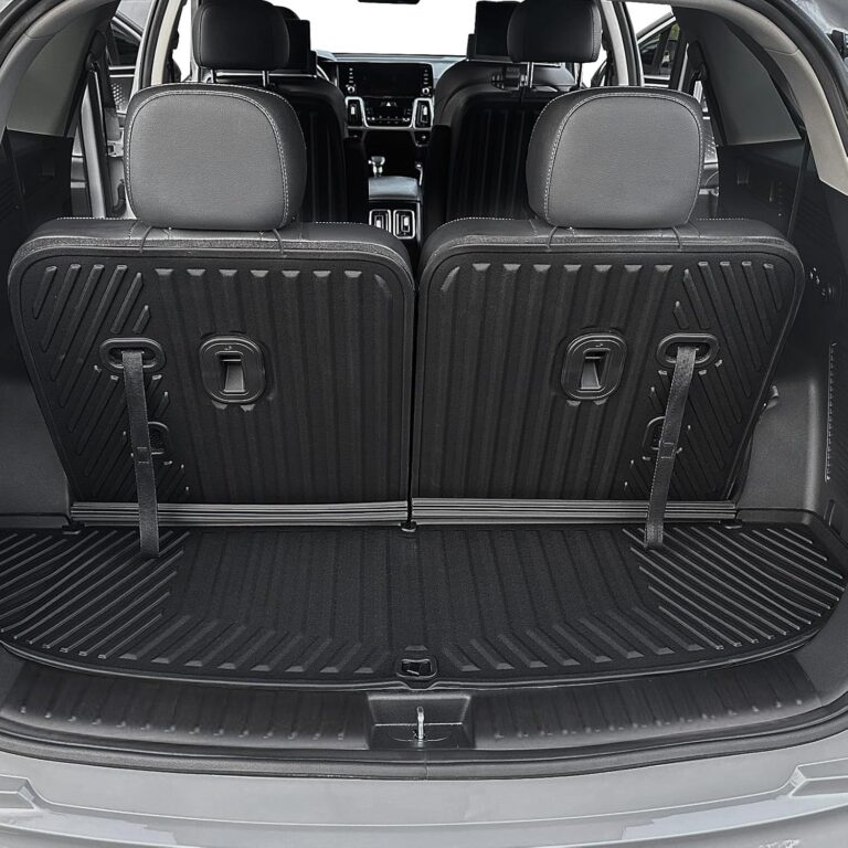 GALVAGNITE Cargo Mat for 2021-2025 Kia Sorento | All Weather TPE Trunk & Backrest Liner